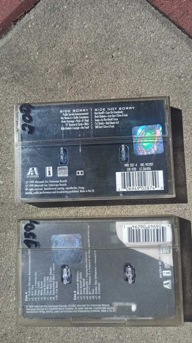 2 kasety Eminem, rap, hip hop