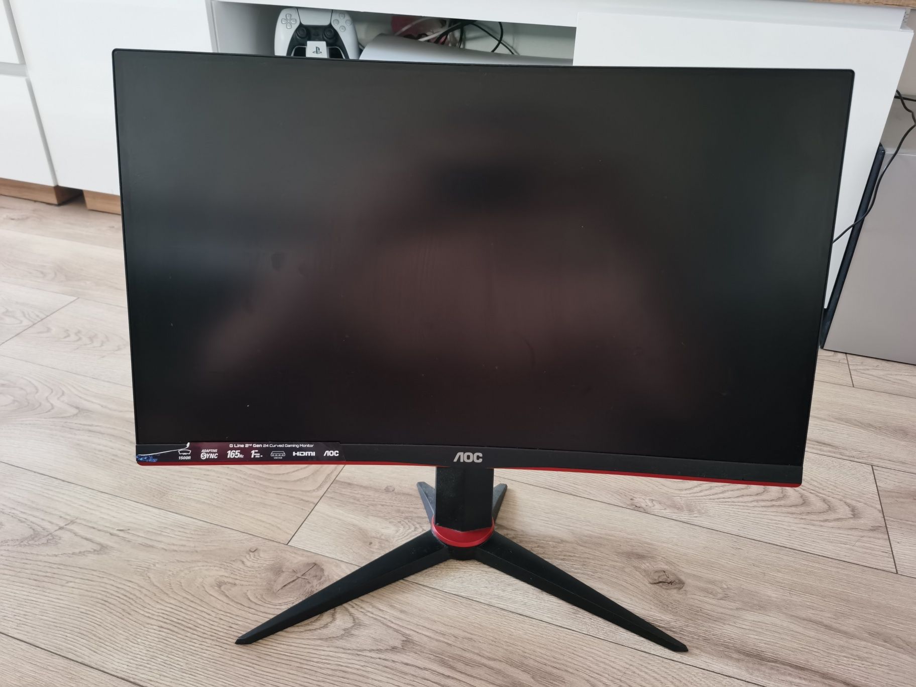 Monitor AOC / 165 Hz / Zakrzywiony / 24 całe