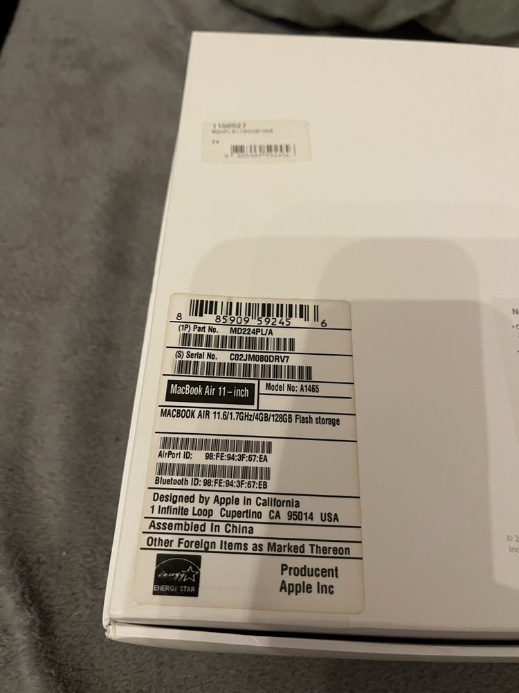 Macbook Air 11.6