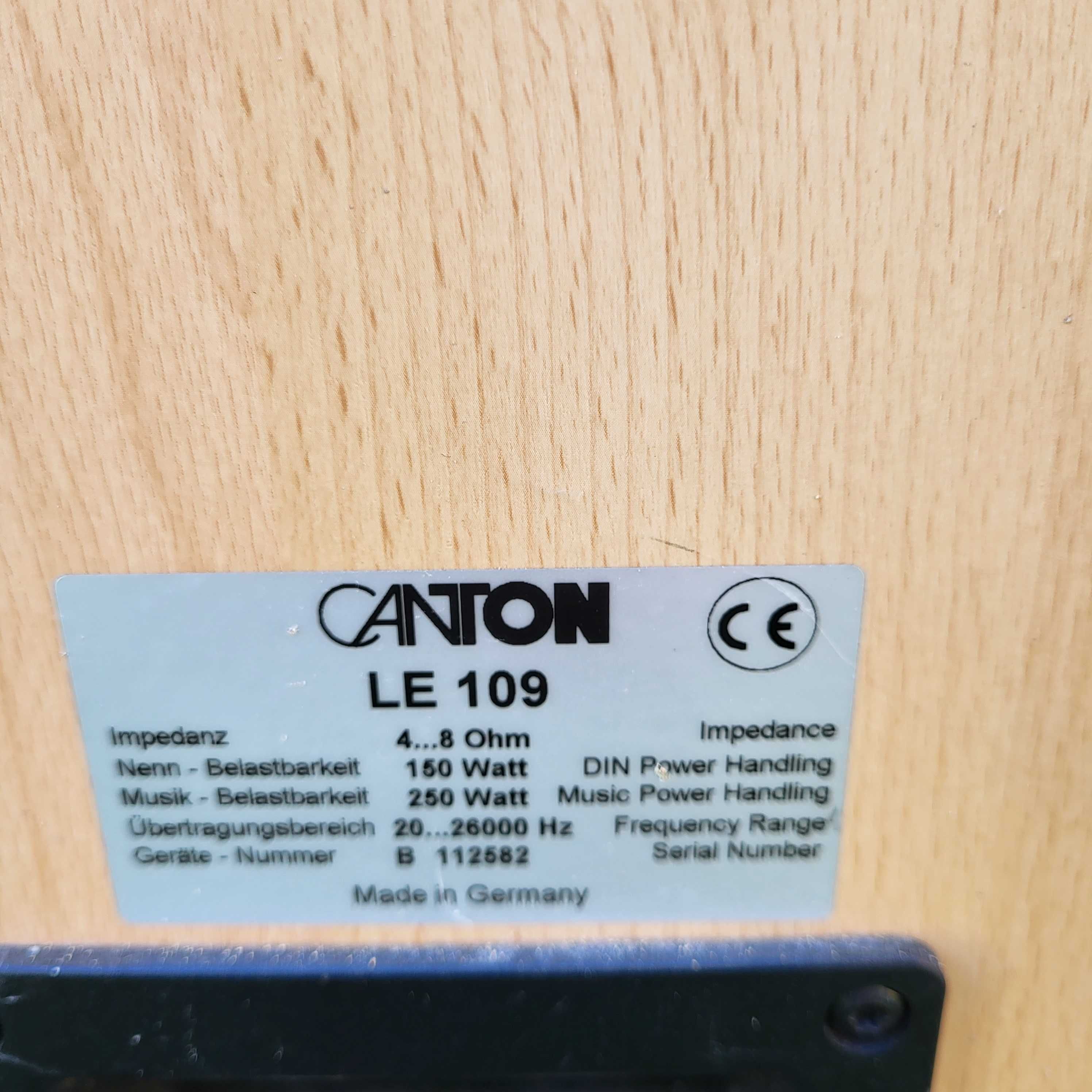 Zestaw Canton Le109 plus subwoofer.