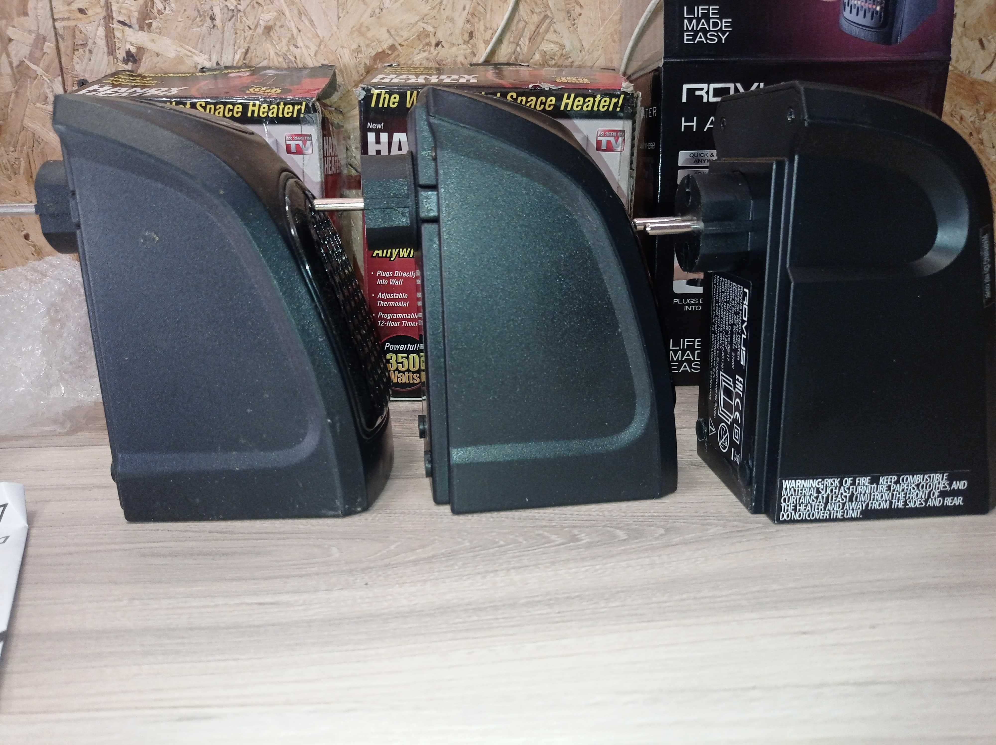 Grzejniki elektryczne do kontaktu - Handy Heater - nowe.
