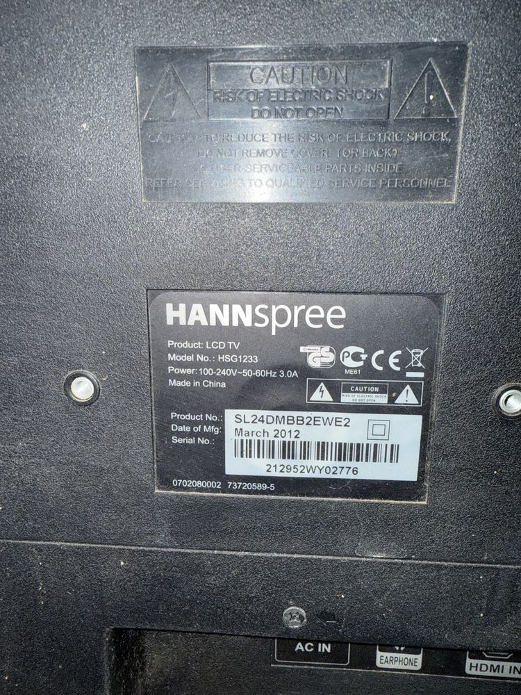 Telewizor monitor Hannspree 24 cale ’’ full hd 1920x1080