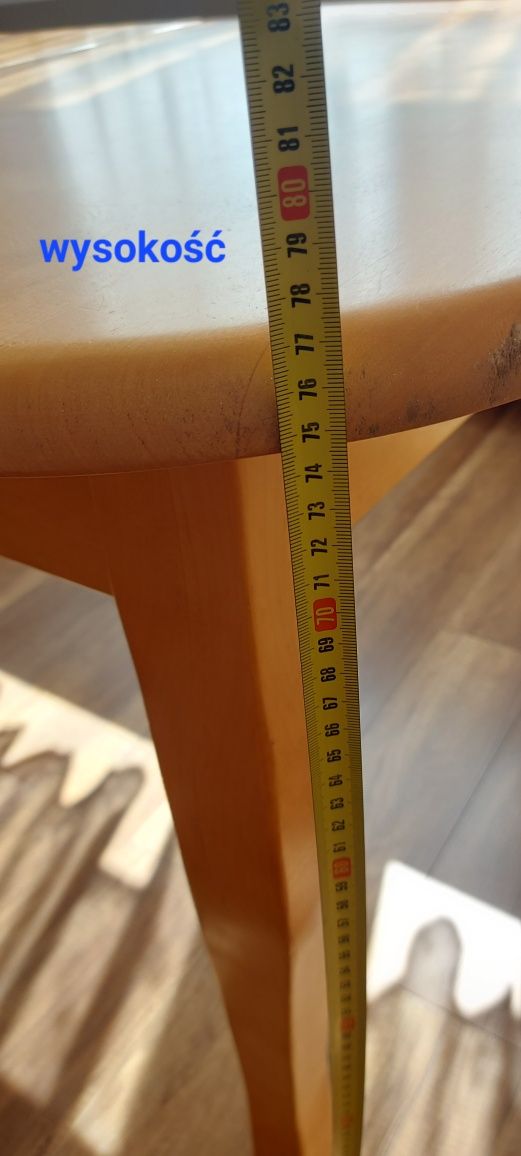 Stół olcha 210x90 i 6 krzeseł