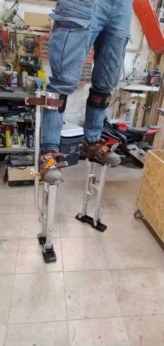 NOWE Profesjonalne szczudła budowlane do G-K 46–76 cm Udźwig do 103KG