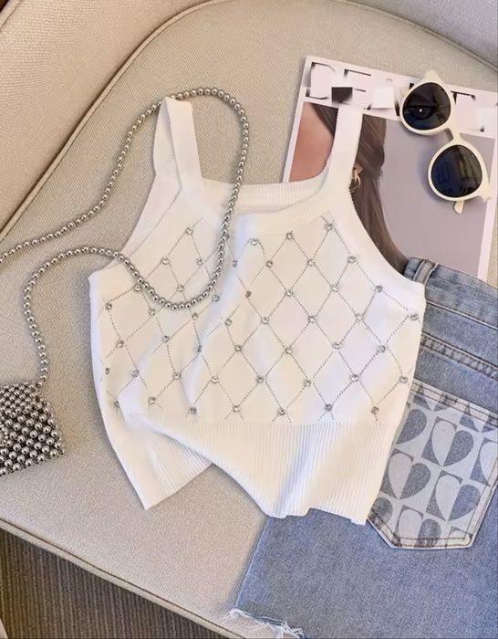 Топ майка футболка стрази камінці святкова lior zara my ray