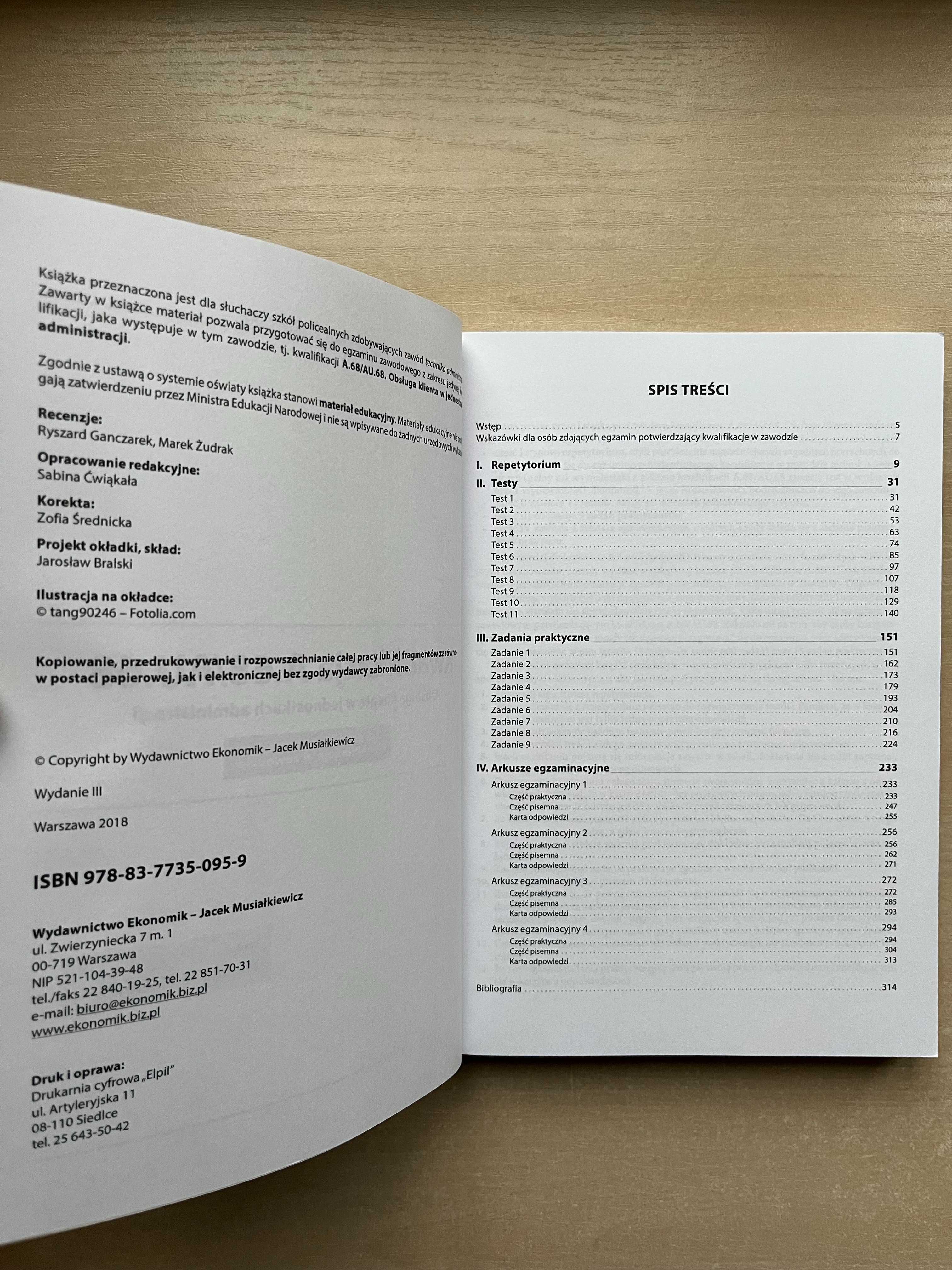 Kwalifikacja A.68/AU.68. Obsługa klienta w jednostkach administracji.