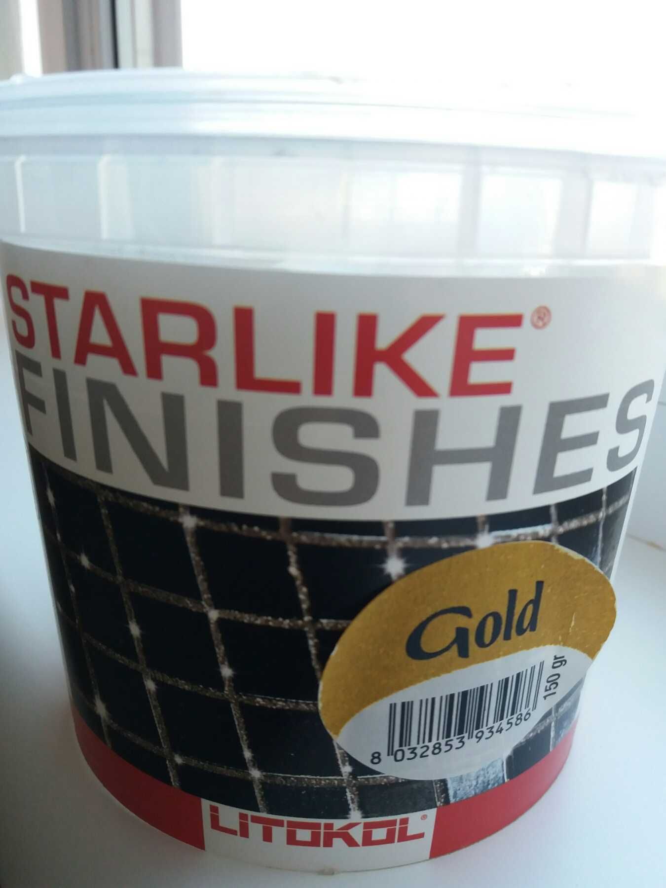 Добавка Litokol Starlike Finishes EVO Gold 75 г для золотого эффекта