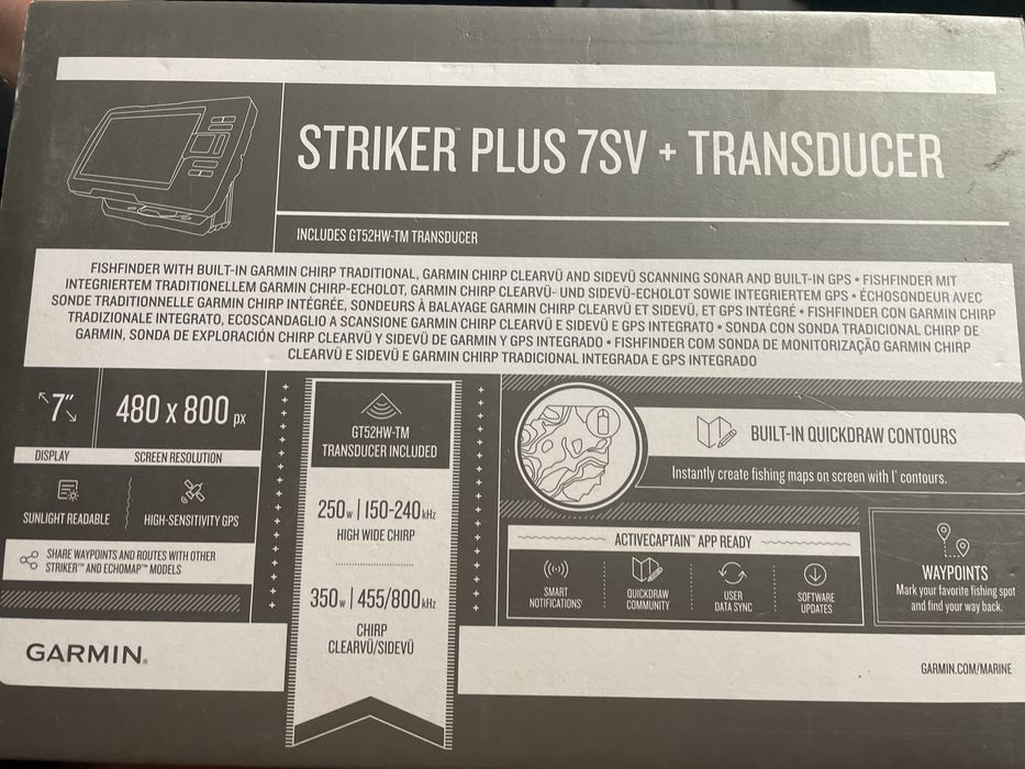ZESTAW Echosonda Garmin 7” i przetwornik