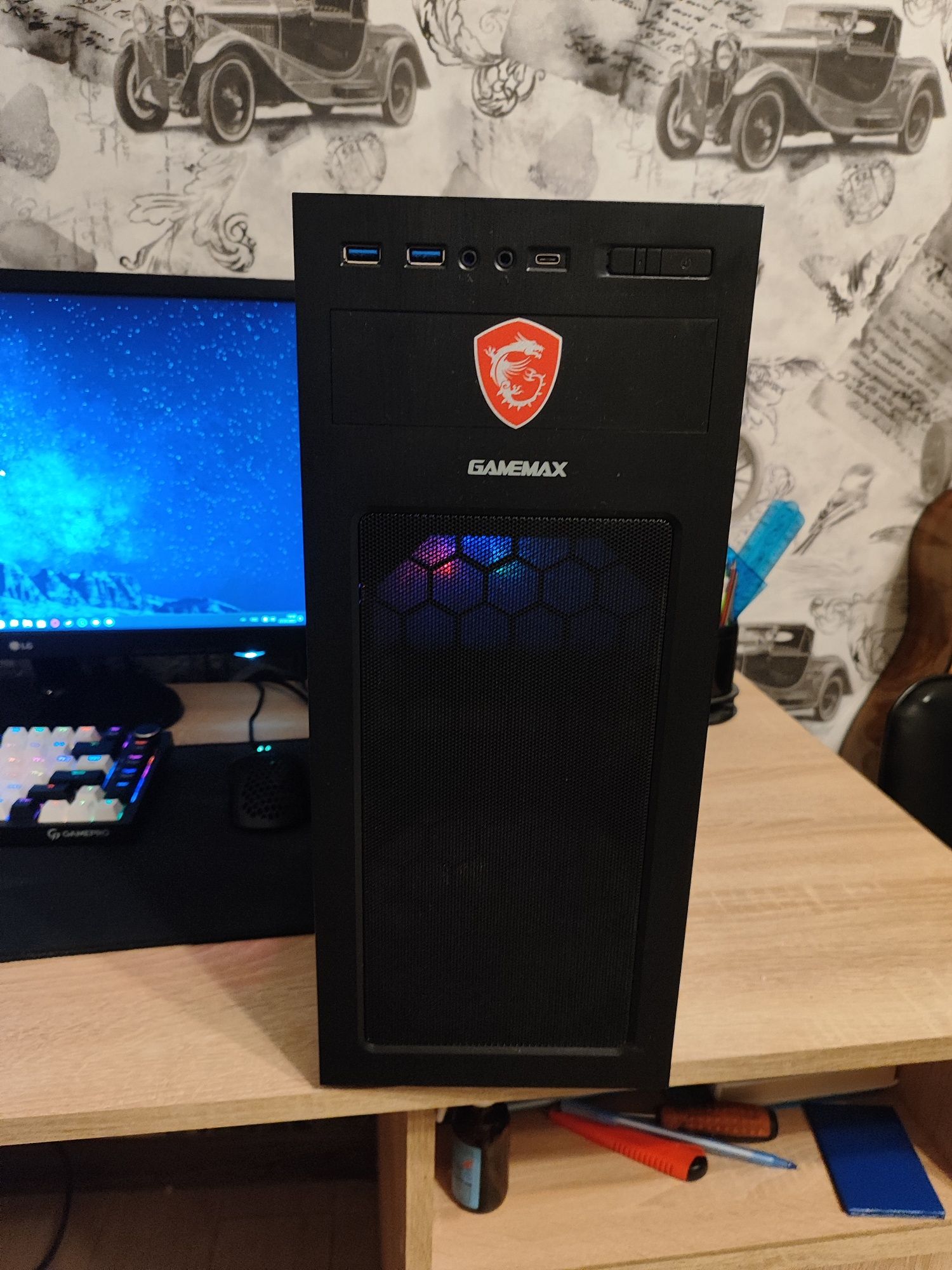 Игровой пк Intel 8ядер+rx570 sapphire СРОЧНО!