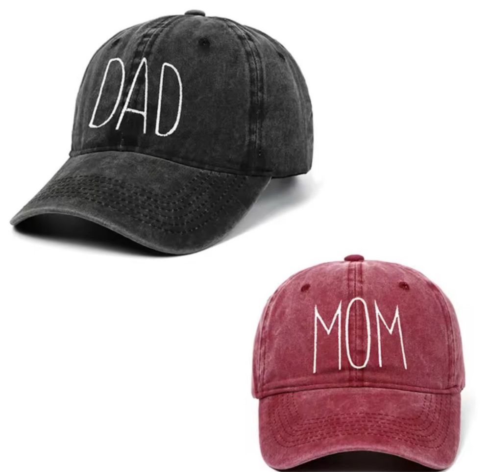 Кепки парні мама тато mom dad фотосесія мам дед