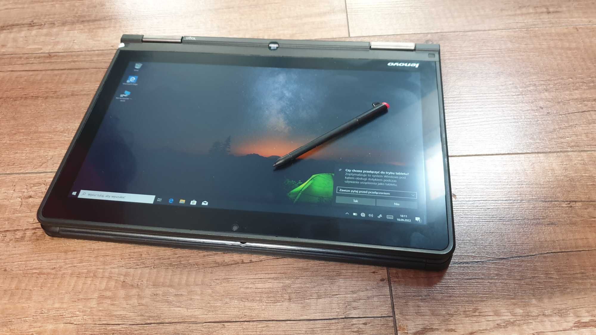 Lenovo Yoga i5/8/256ssd/fullhd dotyk/podświetlana klawiatura pen