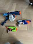 Nerf pistolety 3 sztuki