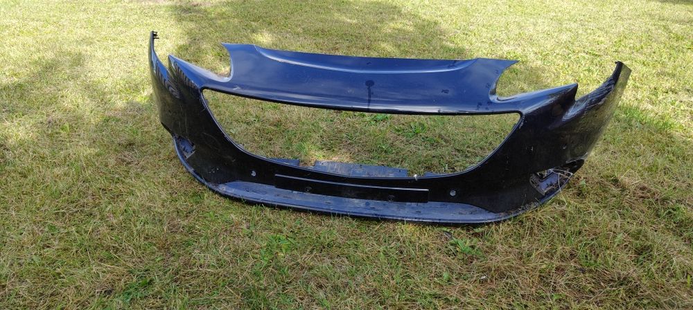 Zderzak przód przedni Opel Corsa E czarny