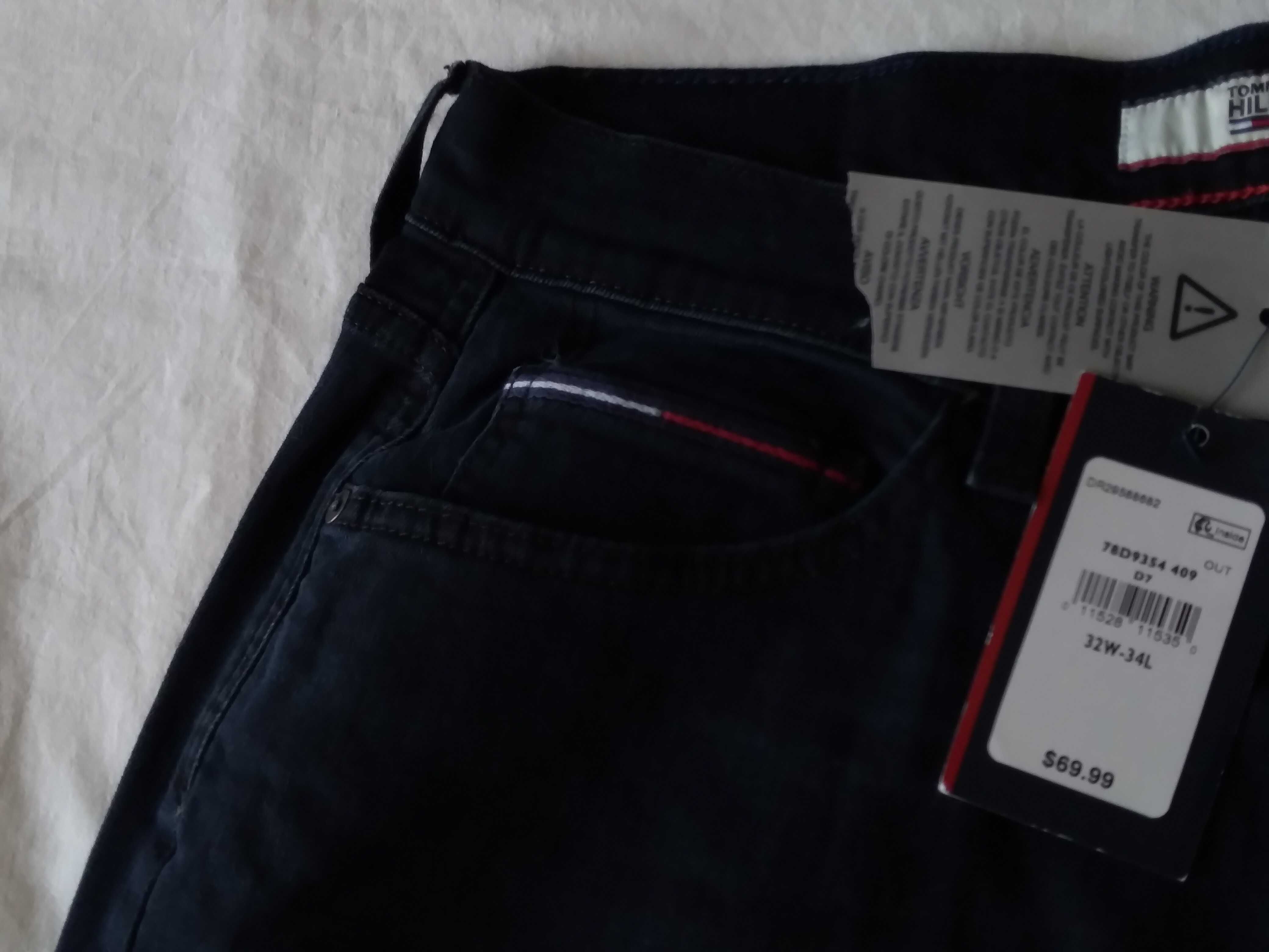 Spodnie jeans męskie Tommy Hilfiger W 32 L 34