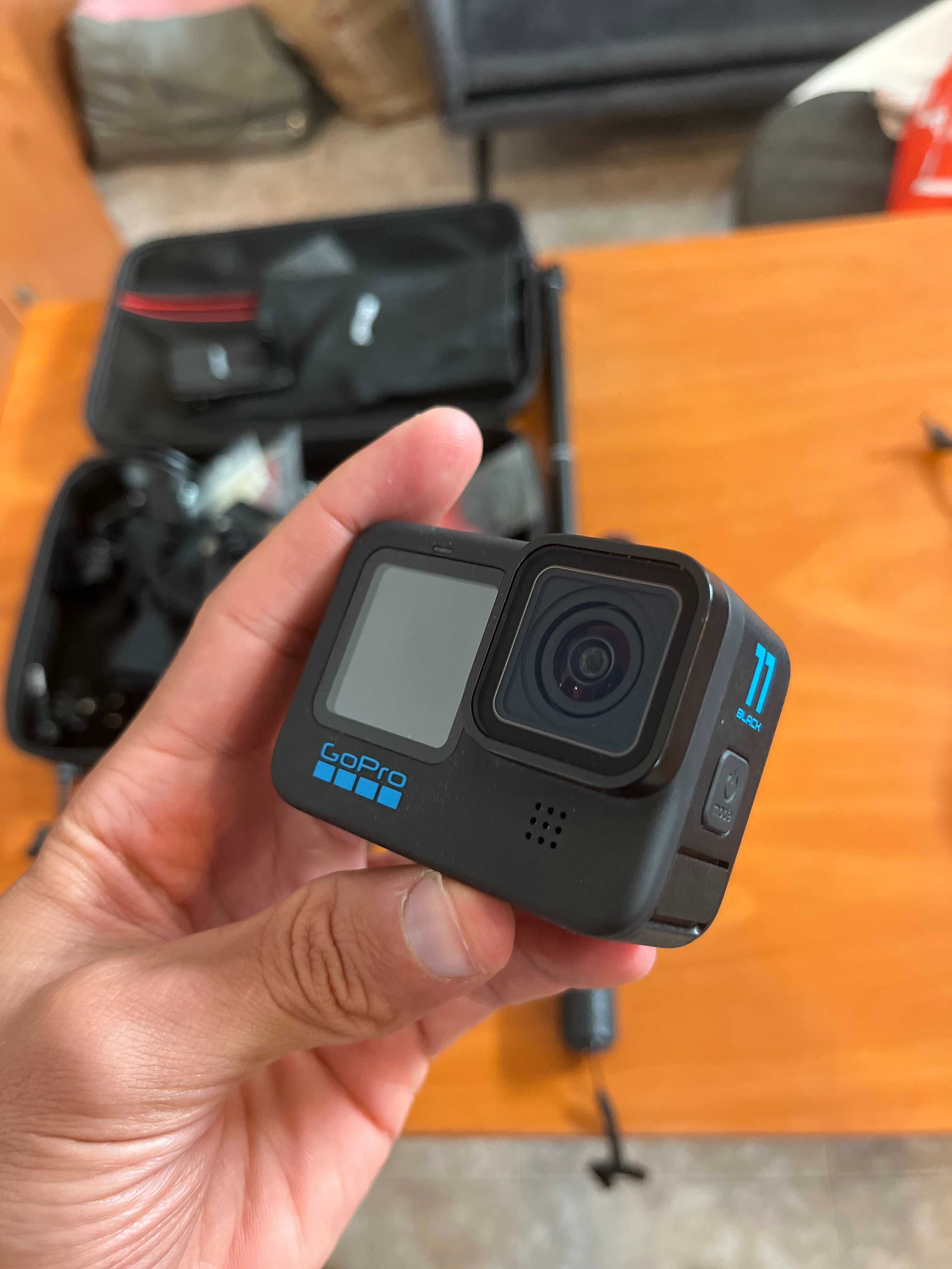 GoPro Hero 11 with Volta grip and various accessories
