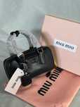 Torebka Bowling bag kuferek Miu Miu czarna designer luxury premium