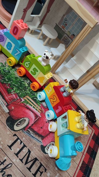 Лего Дупло паровозик з цифрами