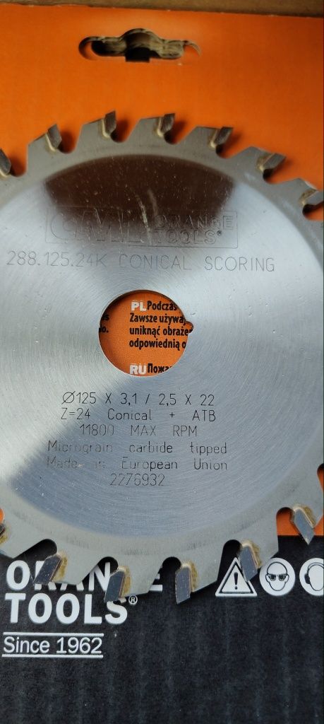 Tarcza CMT Podcinak trapezowy CMT 288.125.24K