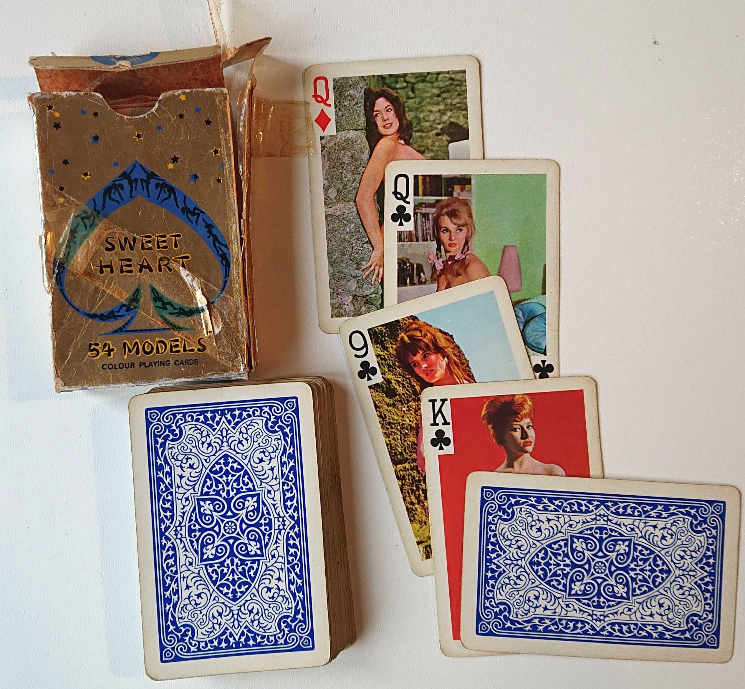 Karty do gry dla dorosłych Panów - "stare" - talia