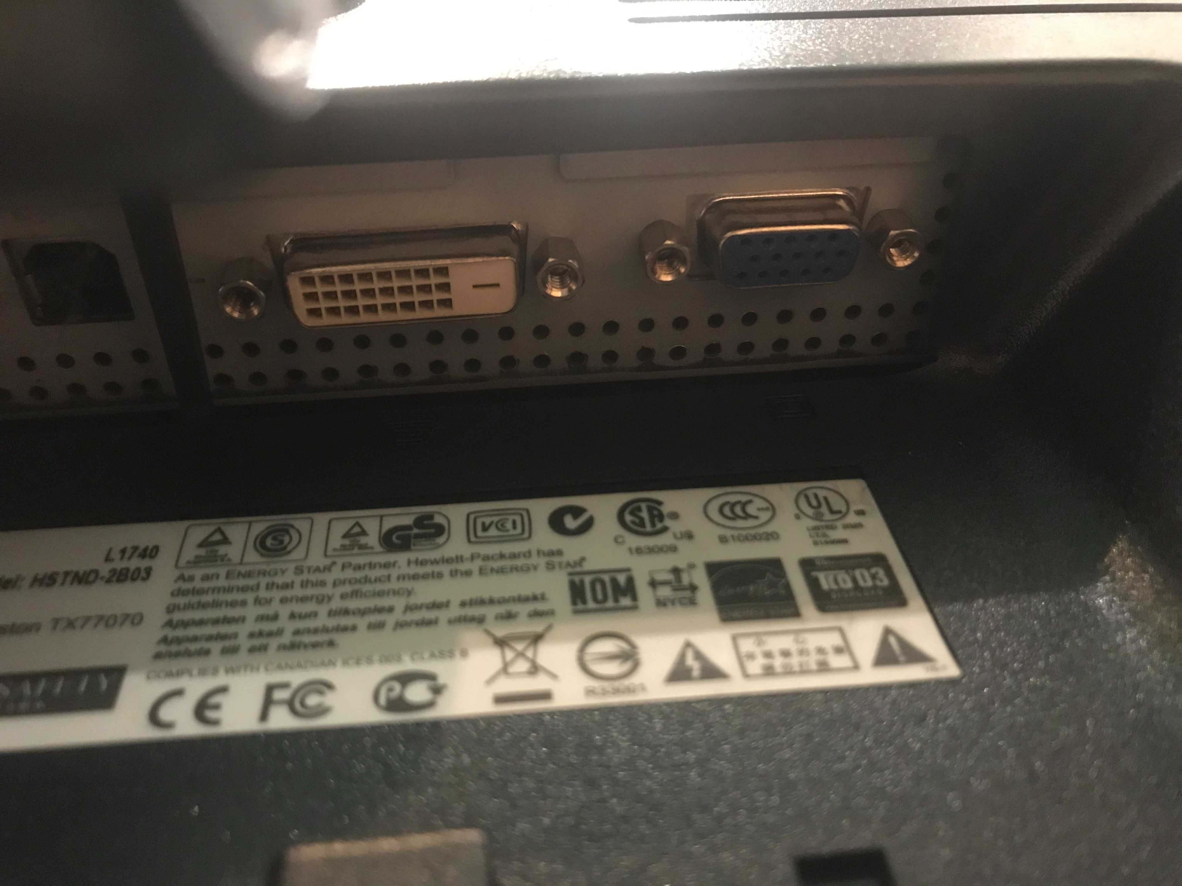 Monitor Hp L1740