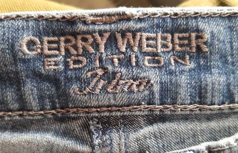 Spodnie jeansowe damskie proste marki Gerry Weber