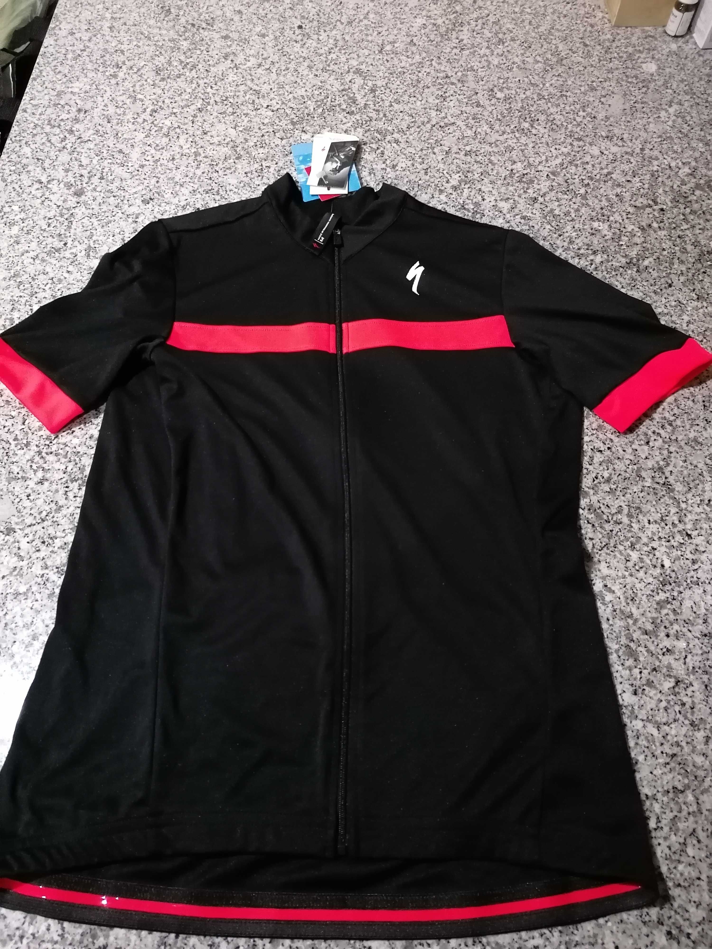 Specialized Rbx Sport Jersey Mulher Black/Acid Red tamanho M