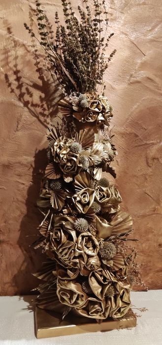 Kompozycja stroik ozdoba świąteczna