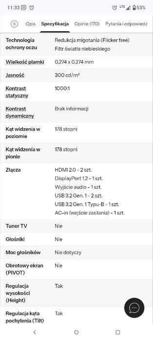 Monitor Gigabyte g24f 165Hz IPS Full HD 1080 freesync