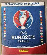 Caderneta Panini UEFA Euro 2016 - Vazia c/ conjunto completo de cromos