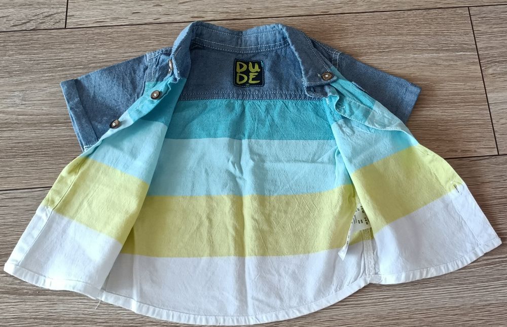 F&F Koszula dla chłopczyka, r. 68, 3-6 miesięcy