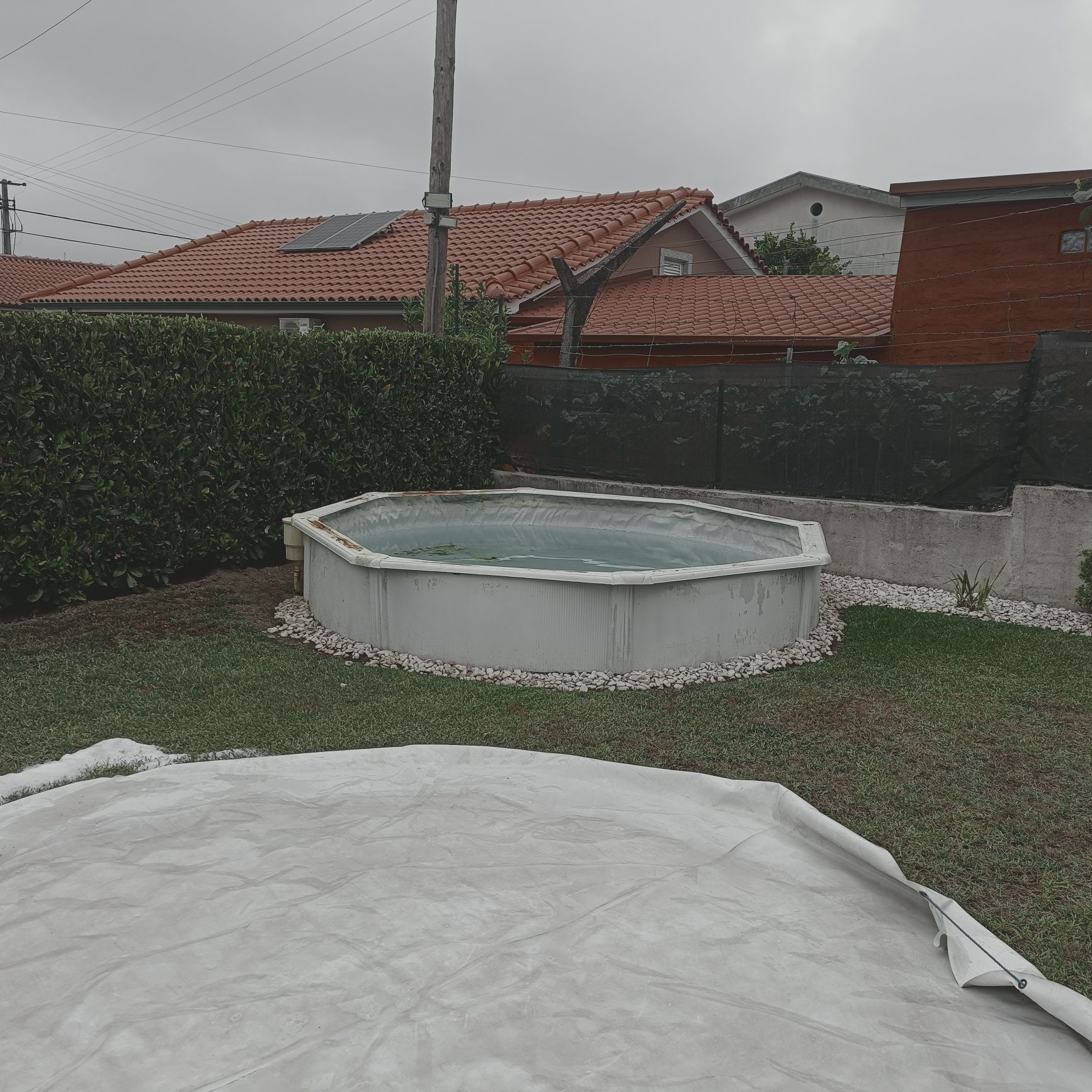 Cobertura de piscina gre