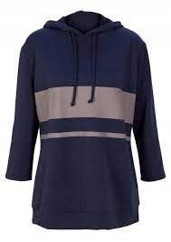 B.P.C bluza z kapturem granatowa cienka ^40/42