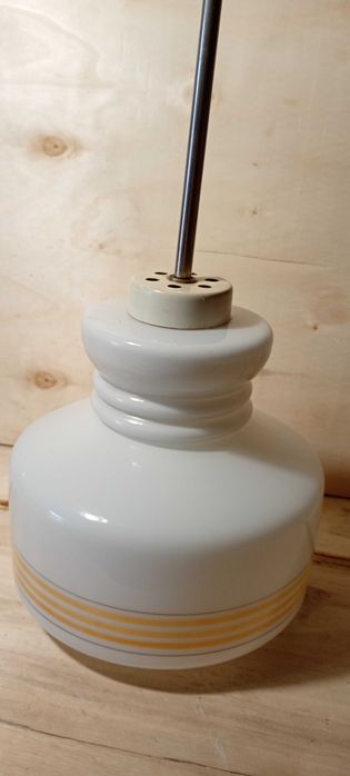 Lampa wisząca szkło PRL