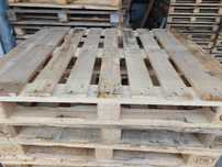 Palety drewniane 120x100 jasne solidne bez zniszczen