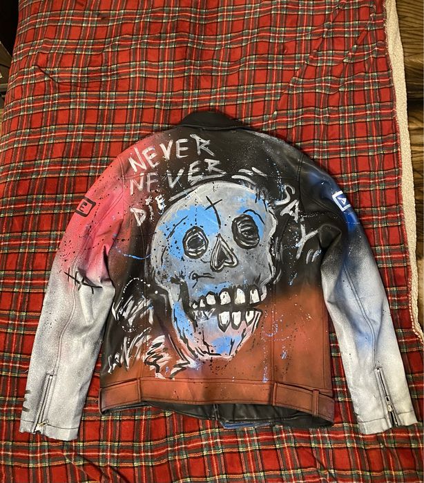 Lil Peep куртка Лил Пиип кожанка косуха мерч sk8 y2k