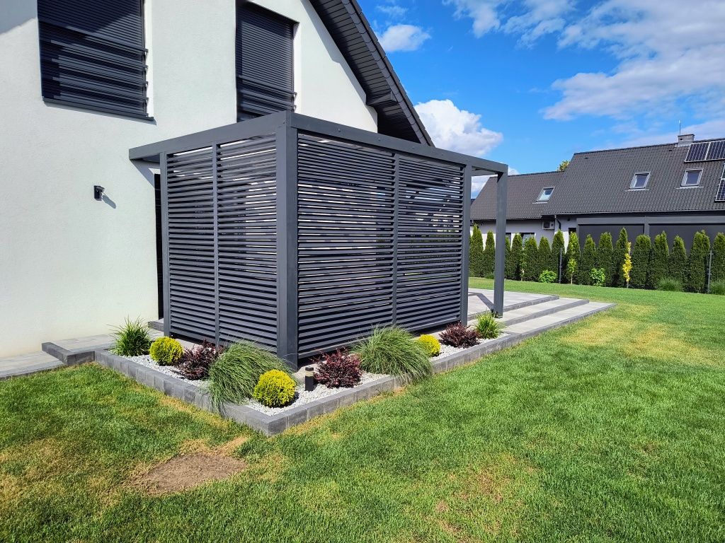 zadaszenie tarasu / pergola / taras drewniany / altana
