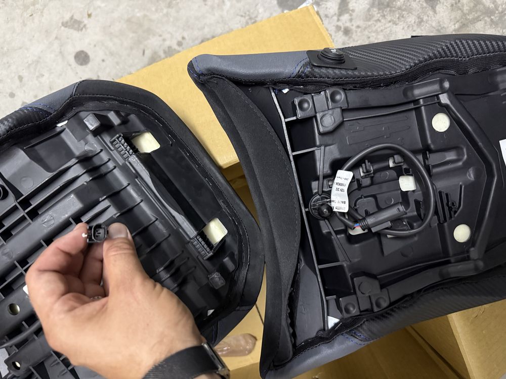 Banco BMW R1200 e R1250 GS-GSA aquecido + conforto