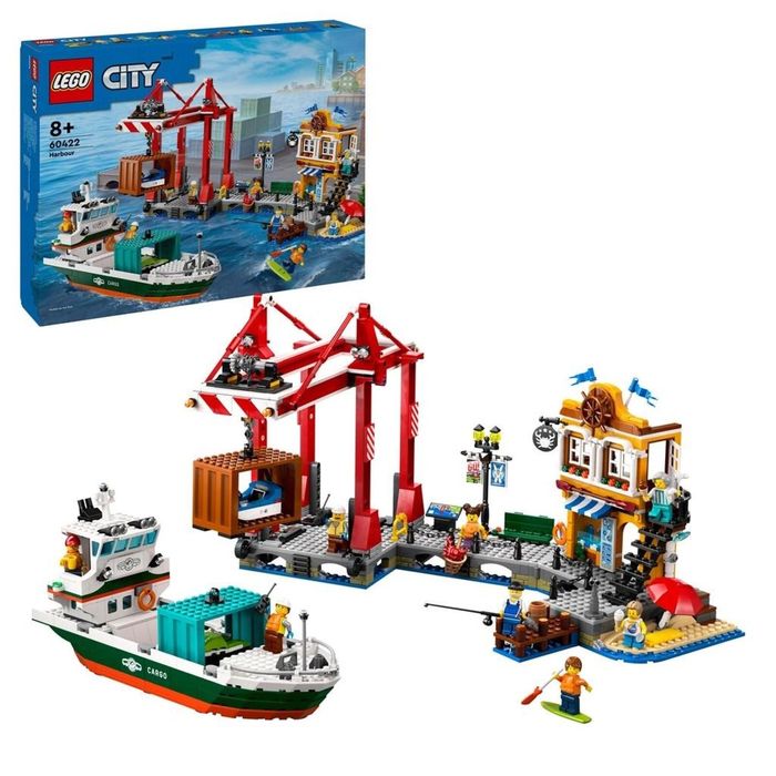 LEGO(R) CITY 60422 Port ze statkiem towarowym LEGO(R) Rok wydania: