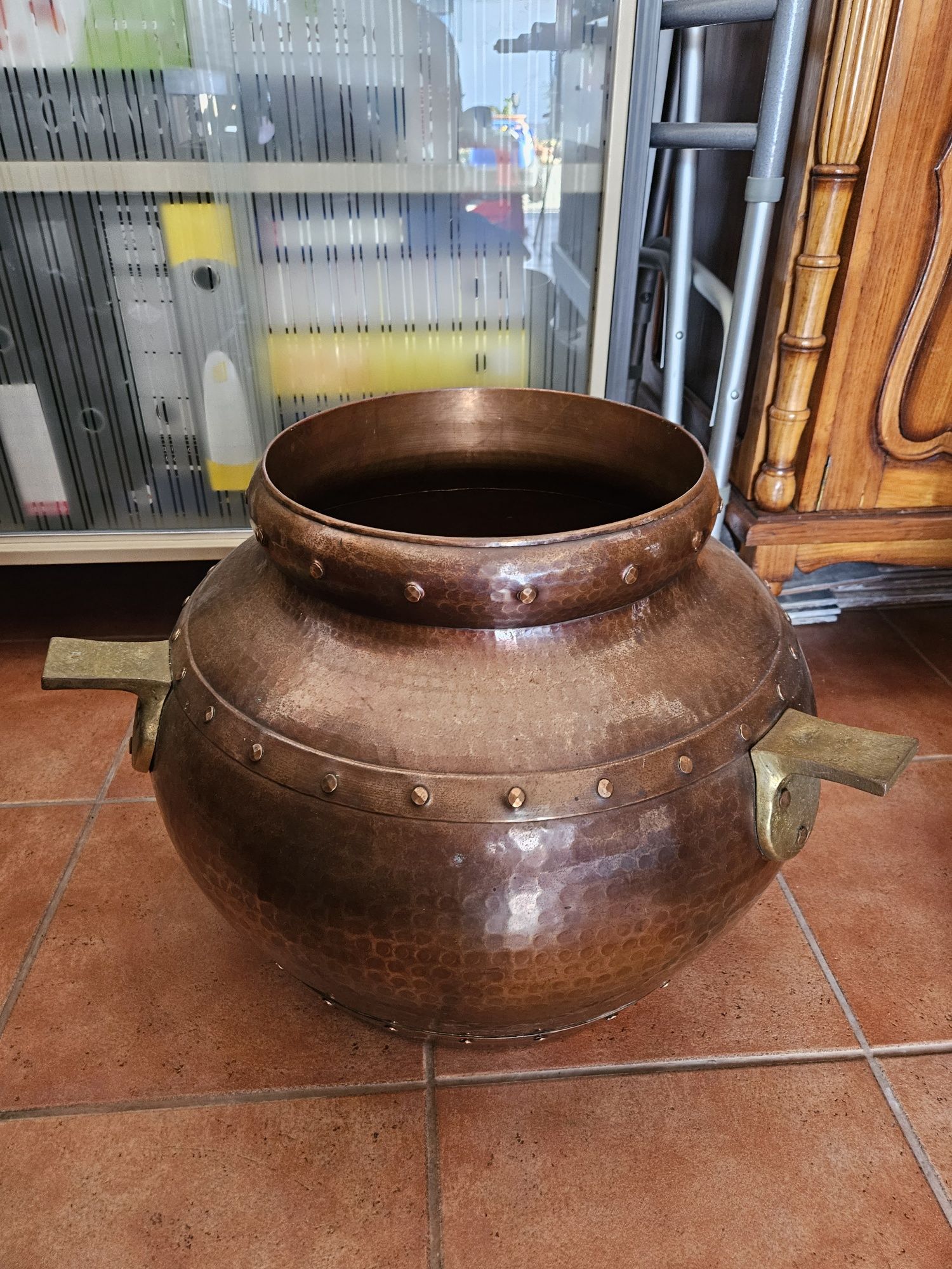 Pote de decorações