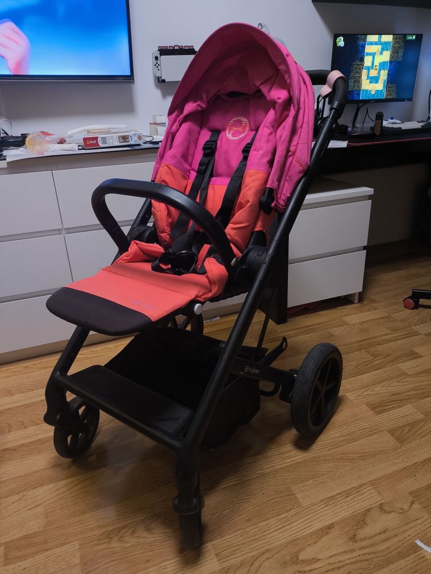 Cybex Balios S 2w1 różowo-czerwony