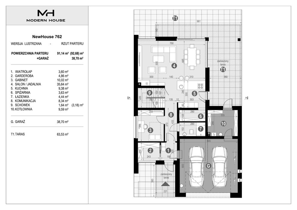 Projekt domu New House 762 L