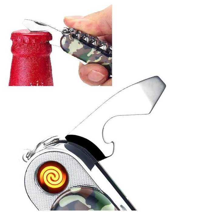 zapalniczka taktyczna SCYZORYK SURVIVAL Kamuflaż USB 5w1 DK-F4