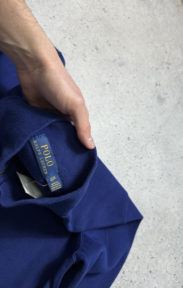 Новая Кофта Свитер 1/4 Зип Polo Ralph Lauren Оригинал XL