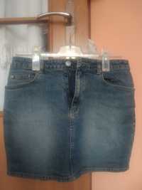 Spódnica dżinsowa klasyczna mini r.38
