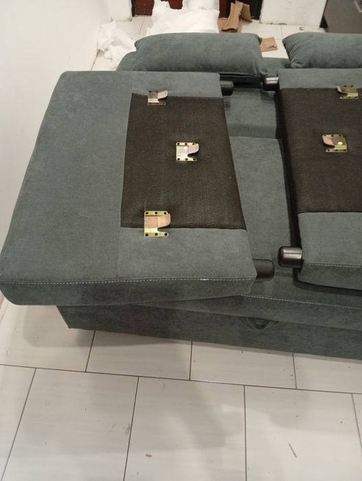 Sofa 2-osobowa Rozkładana do Spania, do 200 kg, Drewniana Rama