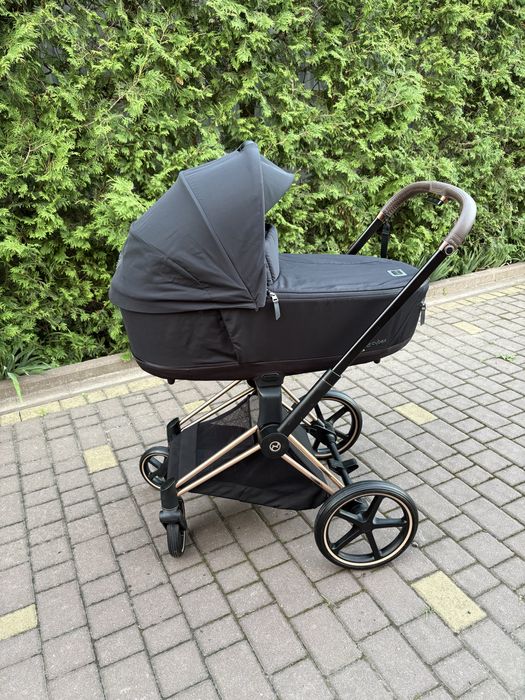 Cybex Priam 4.0 Rose Gold /black коляска  Сайбекс пріам 2в1