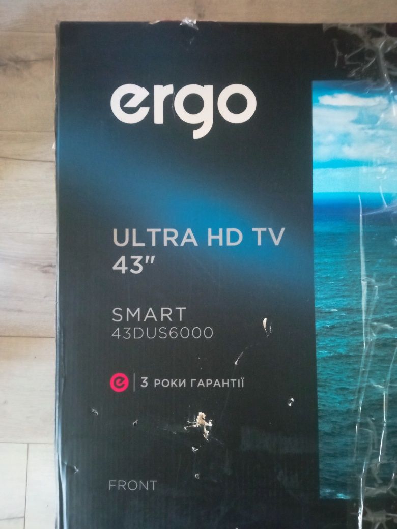 Телевізор ERGO з розбитою матрицею