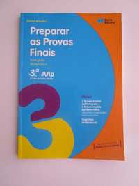 Livro Preparar as provas finais 3.º ano - Matemática/Português NOVO