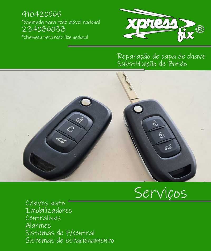 Reparamos chaves e comandos de automovel