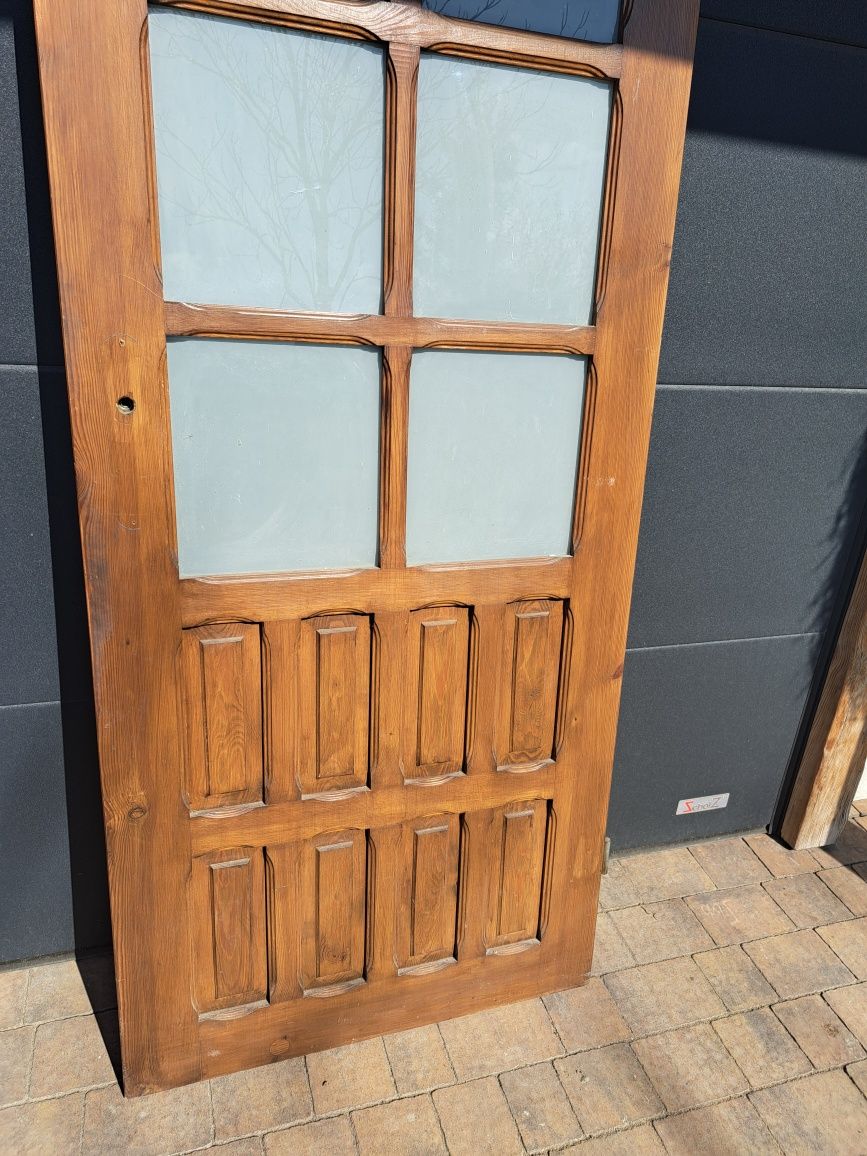 Drzwi drewniane wewnętrzne 90